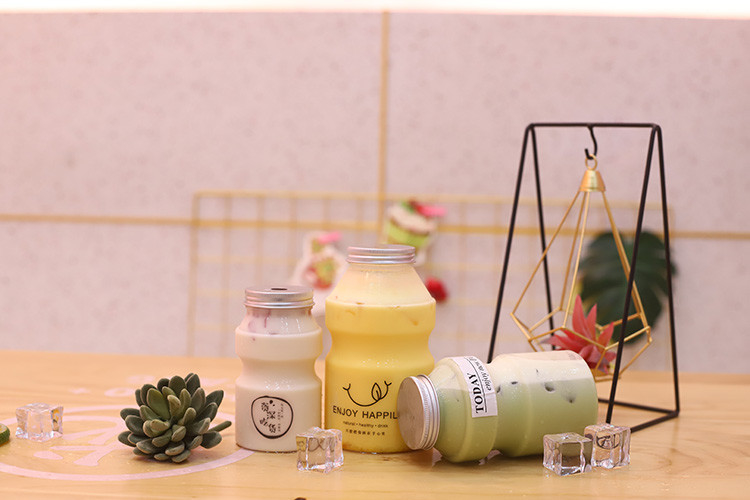 Isolasi Botol Teh Susu Berukuran Sedeng dengan 120ml 250ml 350ml 500ml 1000ml Kapasitas