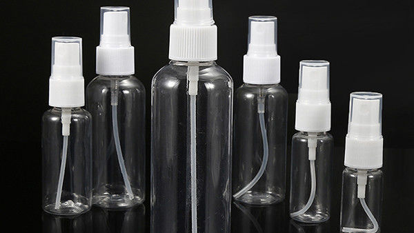 Botol Semprotan PET yang dapat diisi ulang untuk harian 10ml 15ml 30ml 50ml 60ml 70ml 100ml 200ml 500ml