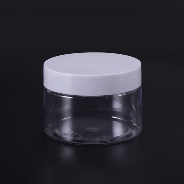 Sampel Gratis Plastik Cream Jar Wide Mouth Jar Plastik Putih Jar Dengan Tutup Di Stok