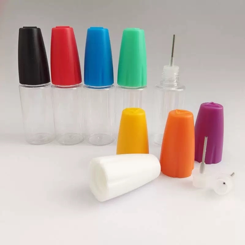 Childproof Neck Type E Botol Cairan Custom Printing Warna Dan Berbagai Kapasitas 10ml 15ml 30ml 40ml 60ml 80ml 100ml