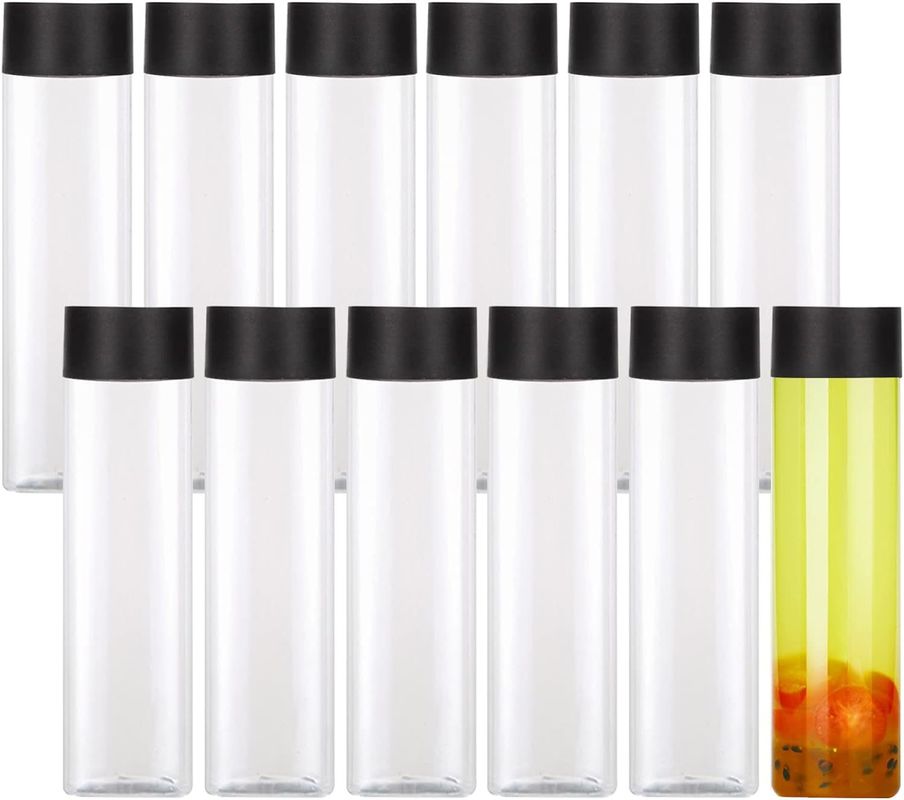 Botol Teh Susu Kapasitas Tinggi Bening dengan Tutup Ulir 120ml 250ml 350ml 500ml 1000ml