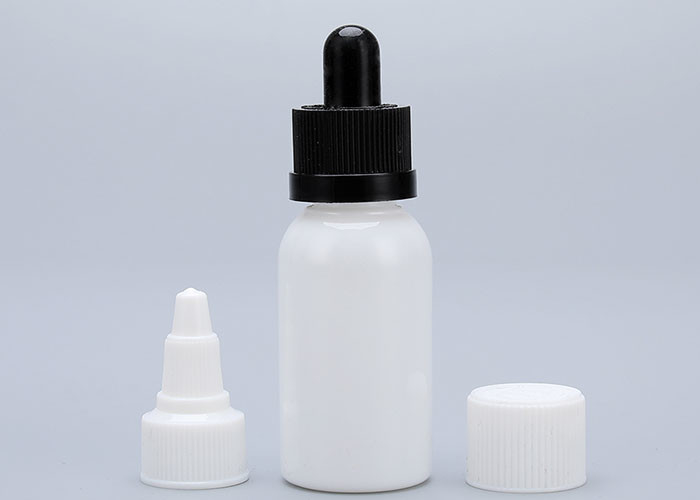 Botol Dropper Plastik Hitam Transparan