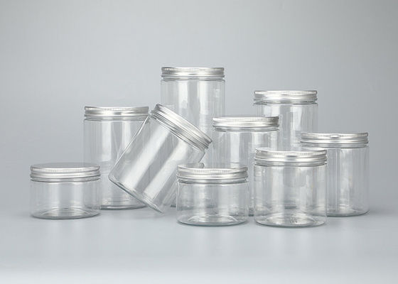280ml Aluminium Cap Wadah Jar Plastik Mulut Lebar Dengan Tutup 32g