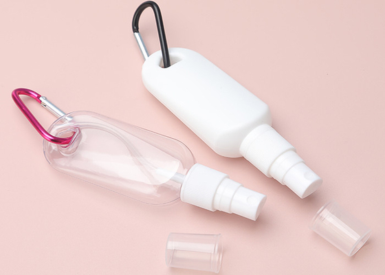 Gantungan Kunci Perjalanan Botol Pembersih Tangan Plastik 30ml OEM ODM OBM