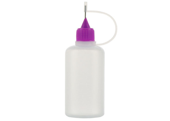 PE Steel Needle TIP Botol Penetes Plastik, E-liquids, Semua Botol Cairan 50ml 100ml 120ml